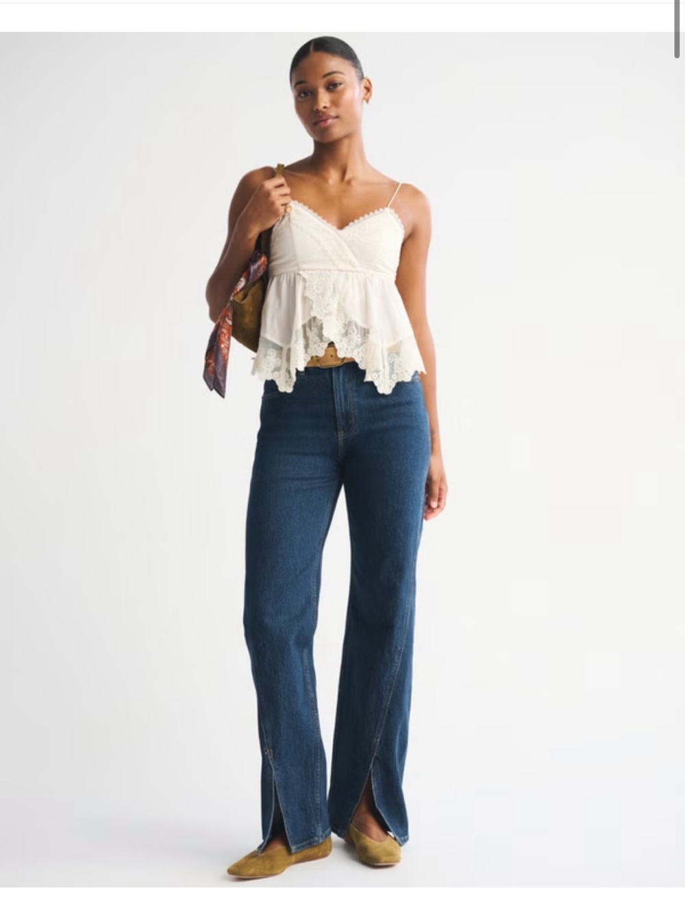 Curve Love High Rise 90s Relaxed Split-Vent Hem Jean